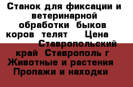 Станок для фиксации и ветеринарной обработки  быков, коров, телят.  › Цена ­ 110 000 - Ставропольский край, Ставрополь г. Животные и растения » Пропажи и находки   